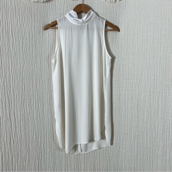 LOFT white halter swing dress size M Medium - Picture 1 of 5